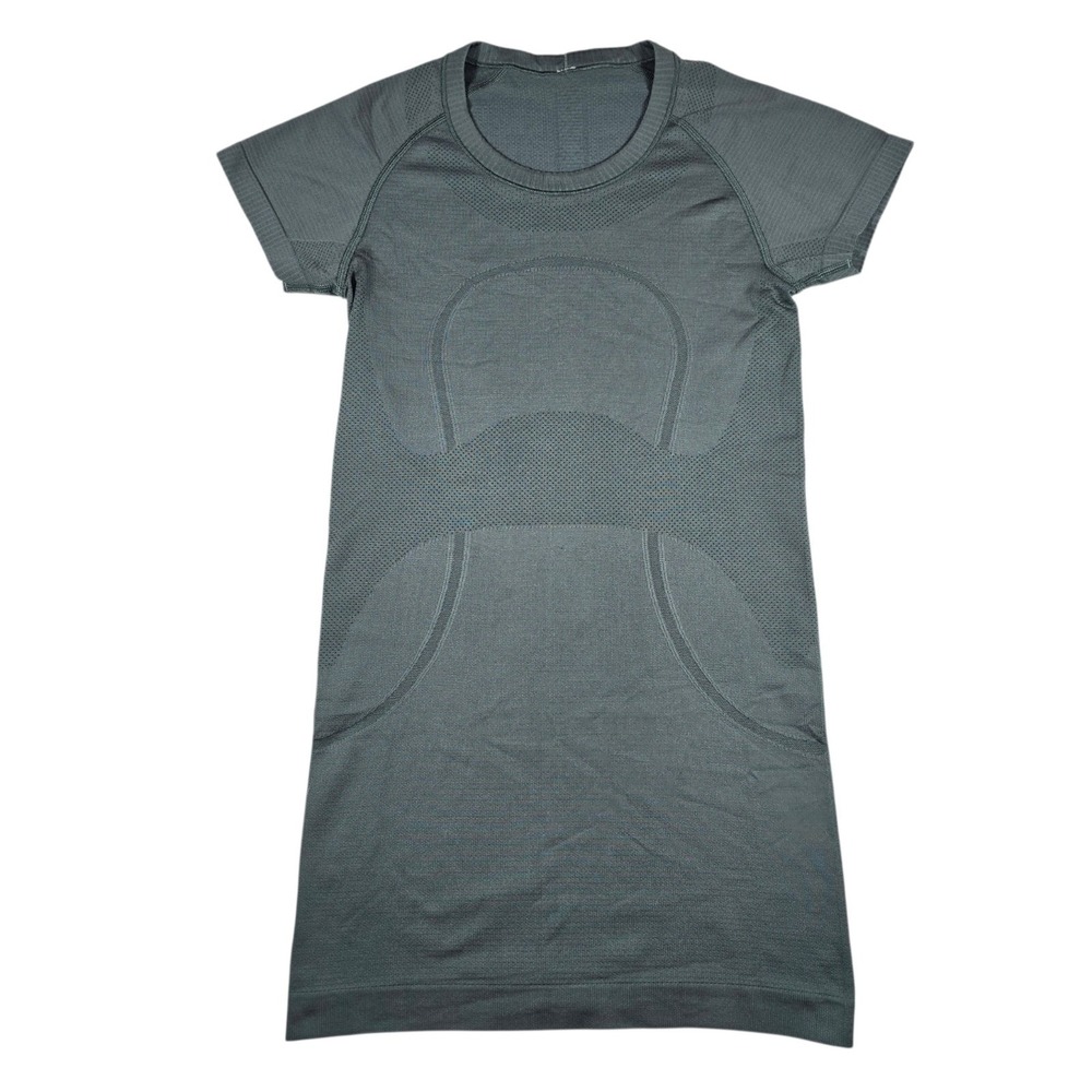 Lululemon Swiftly Tech Performance Green Short Sleeve 2.0 Shirt Women's 4 *Long